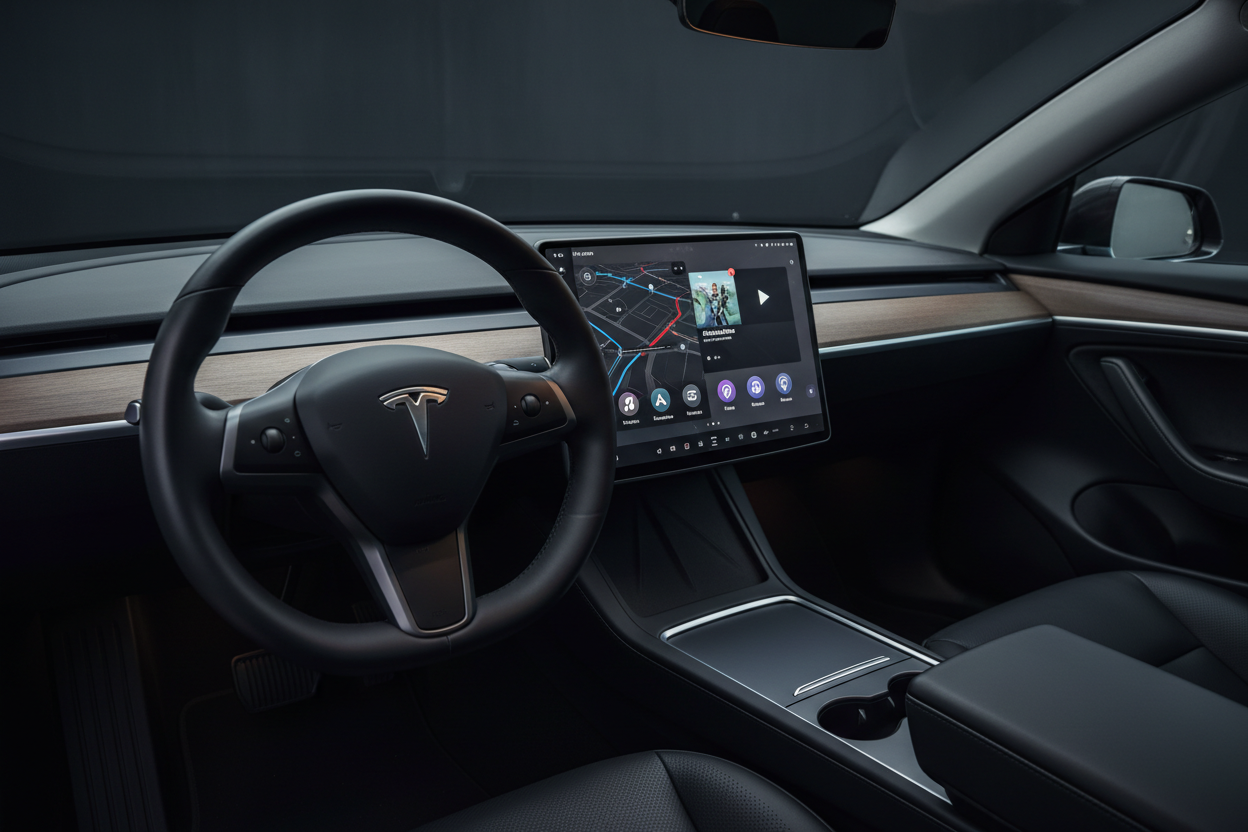 Does Tesla Have Carplay Aesthetic Wallpaper