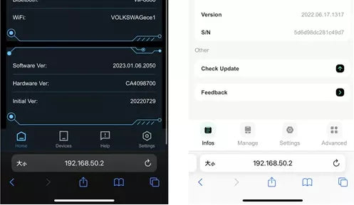 192.168.50.2, option settings explained (text, browser translatable)
