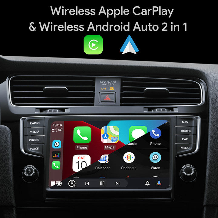 Apple CarPlay wireless adapter automatically connects to your phone very easily