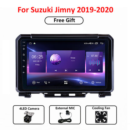 सुजुकी जिम्नी 2007-2020 के लिए 9'' आईपीएस टच स्क्रीन जीपीएस नेविगेशन स्टीरियो एंड्रॉइड 12.0