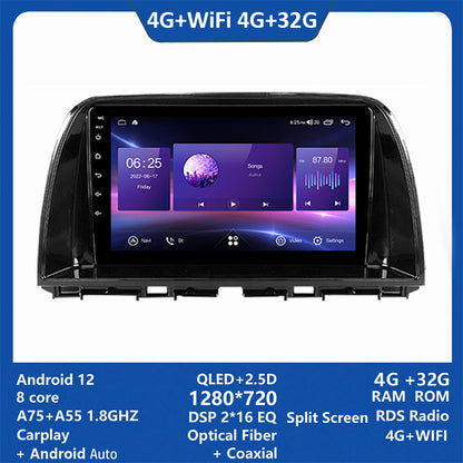 9''-Car-Stereo-GPS-Multimedia-Player-Android-12.0-for-Mazda-CX-5-2013-2016-5