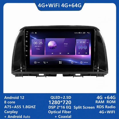 9''-Car-Stereo-GPS-Multimedia-Player-Android-12.0-for-Mazda-CX-5-2013-2016-6