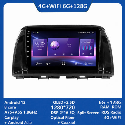 9''-Car-Stereo-GPS-Multimedia-Player-Android-12.0-for-Mazda-CX-5-2013-2016-7
