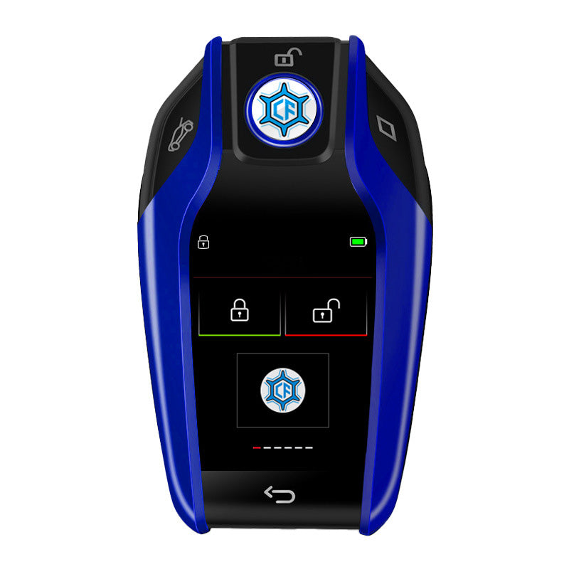 CarPlay-Smart-Box-Smart-Key-LCD-Fob-Blue-3