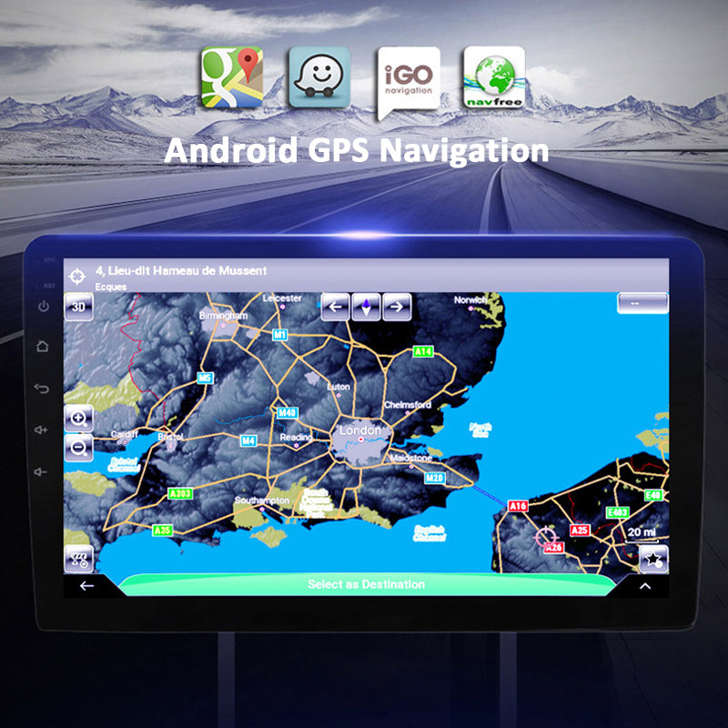 9'' Rádio de navegação GPS com tela sensível ao toque Android 12.0 para Nissan Juke 2010-2014