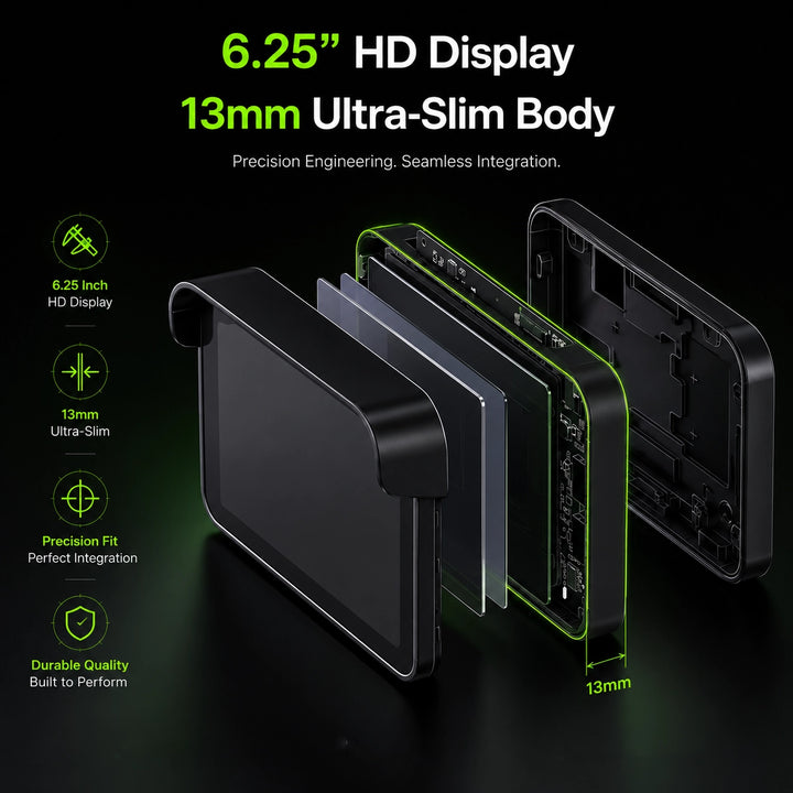 C6 Pro Motorcycle Dash Cam – Wireless CarPlay & TPMS | Aoocci