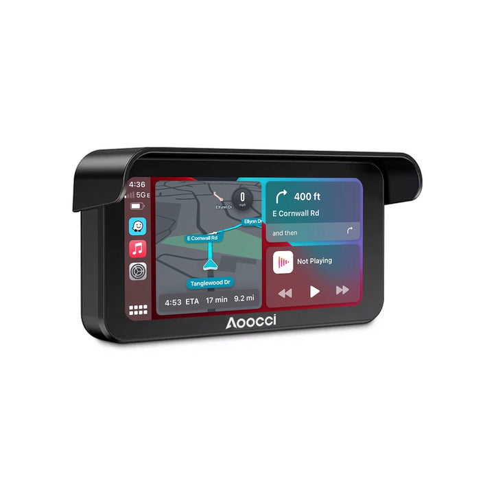 バイク用　スマートモニター6.25インチ Aoocci C6 Pro C6 Pro Motorcycle Dash Cam – Wireless CarPlay & TPMS | Aoocci