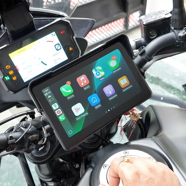 C7 7-inch HD Screen for Motorcycle CarPlay & Android Auto