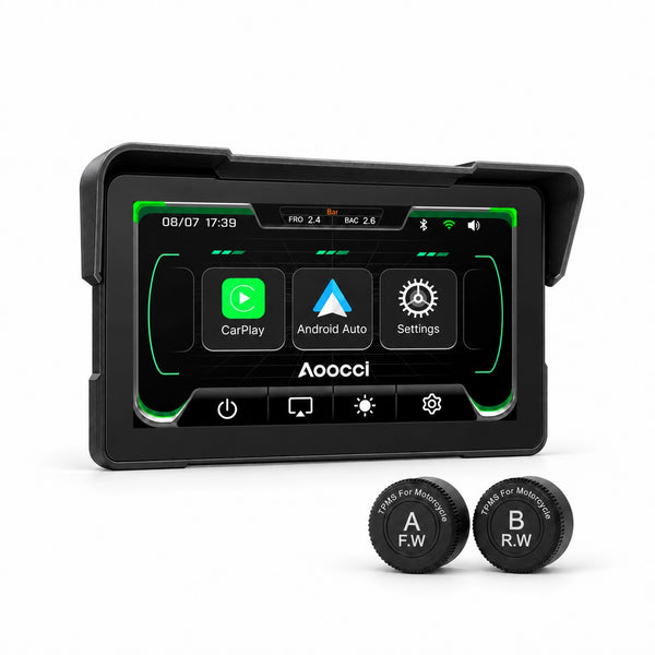 Ecran HD de 7 inch C7 pentru CarPlay & Android Auto pentru motocicletă