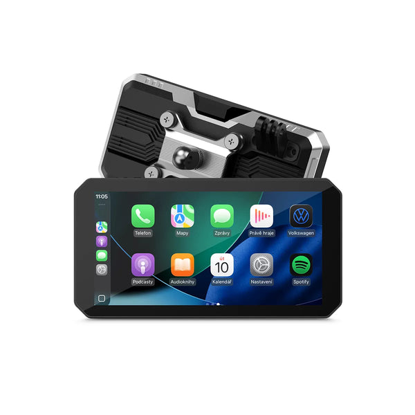 C9 Pro Max Motorcycle Front & Rear Camera with Wireless CarPlay