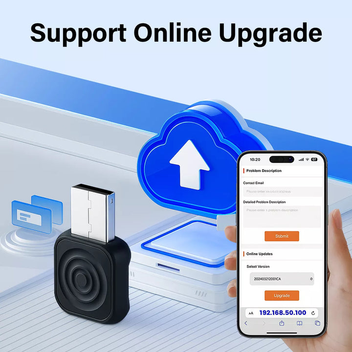 Ultrasmart Adapter Mini Ultra Wireless Adapter – USB CarPlay & Android Auto Dongle | Aoocci®