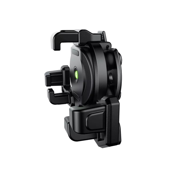 Motorcycle Phone Mount Wireless Charger – 15W Qi Fast Charging & USB-C