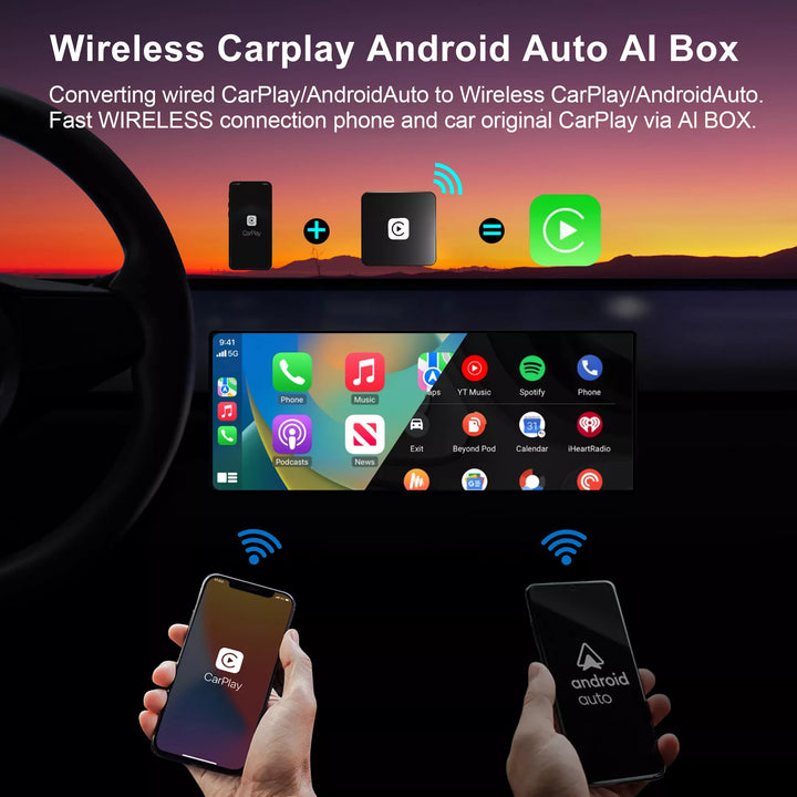 Aoocci AB08 Wireless CarPlay & Android Auto AI Box for Smart Aoocci AB08 Wireless CarPlay & Android Auto AI Box for Smart