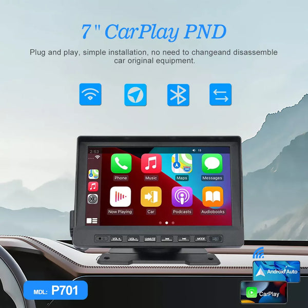 P701 Autoradio sans fil CarPlay 7