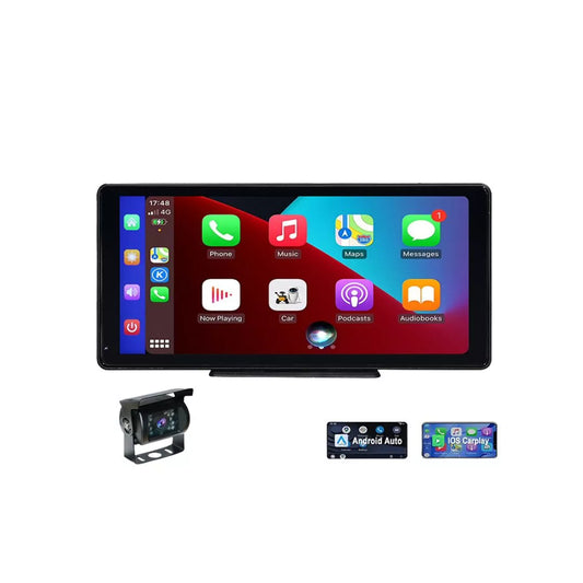 Aoocci P105 10" Φορητή Stereo CarPlay Backup Camera RV&Truck