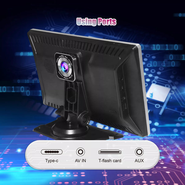 Caméra de tableau de bord double enregistreur 2K P902 avec CarPlay FM