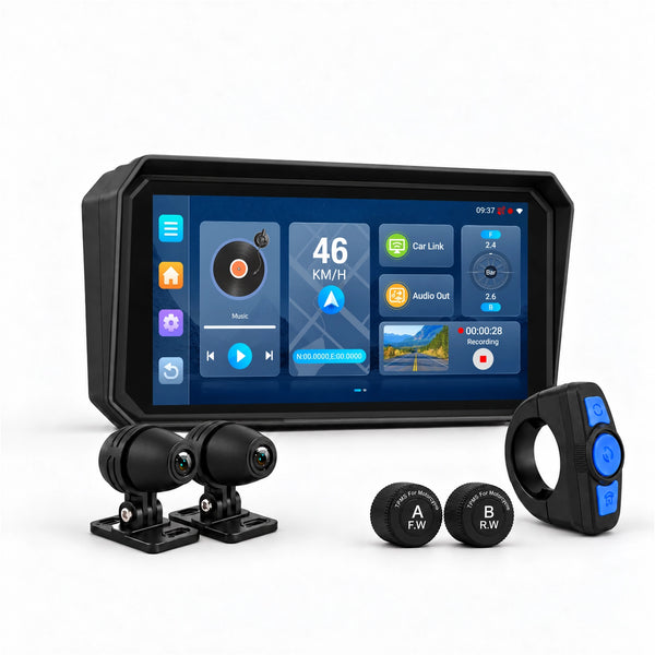 U6/U7 – Navigație GPS Android pentru motocicletă, GPS de 6