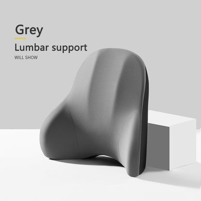 Car Seat Headrest And Lumbar Support - Lumbar Support / Grey - CarPlay Smart Box Store